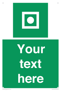 Custom sign safe condition Shipboard general alarm